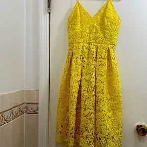 Crotchet yellow dress!